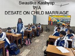 Class 7 - Social science - Bal Vivah Mukt Bharat Campaign